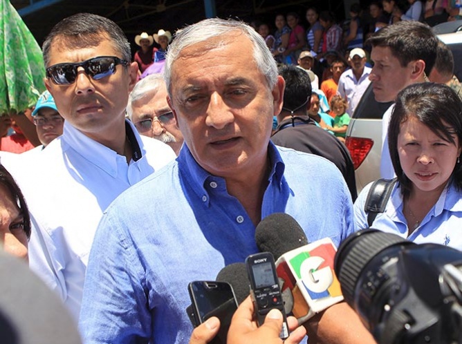 Congreso retira inmunidad a presidente Pérez Molina