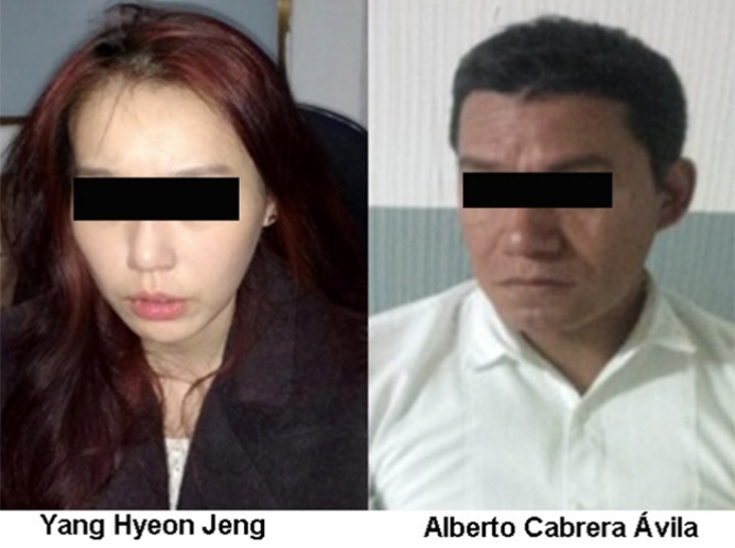 Dictan formal prisión a tratantes de mujeres coreanas