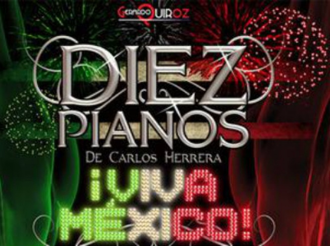 Diez pianos, rendirá homenaje a México