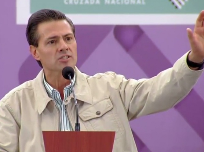 Peña Nieto en gira sobre la Cruzada Nacional contra el Hambre