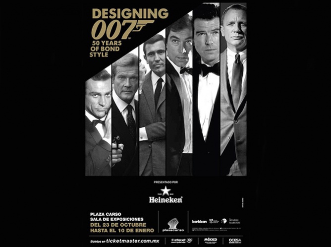 No te pierdas la exposición “Designing 007: 50 años de estilo Bond”