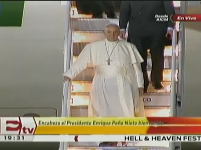Sigue la llegada del Papa Francisco a México ¡En vivo!