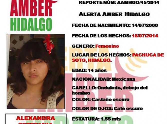 Se activa Alerta Amber por la desaparición de dos adolescentes en Hidalgo