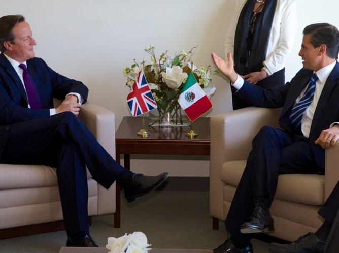 EPN sostuvo encuentro con el Primer Ministro del Reino Unido
