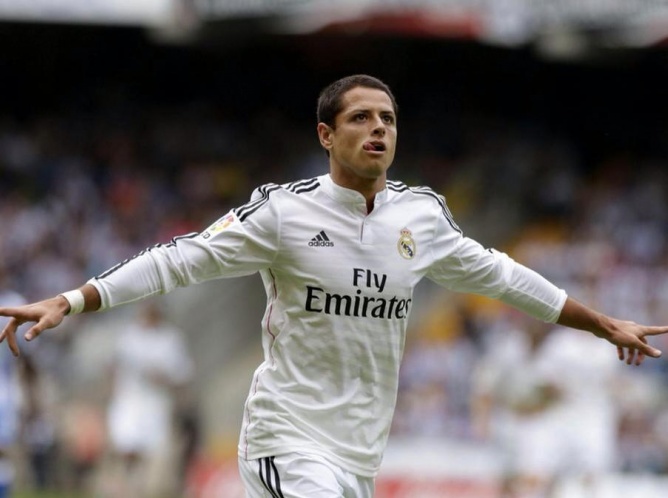 "Chicharito", segundo goleador del Real Madrid
