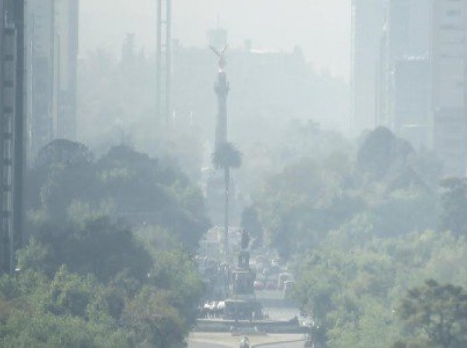Persiste mala calidad del aire en el Valle de México