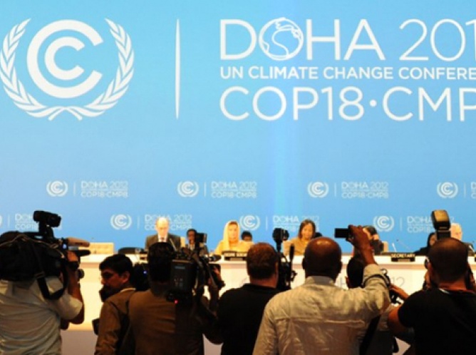 Ciro di Costanzo en la COP-18 desde Qatar, 29 de Noviembre