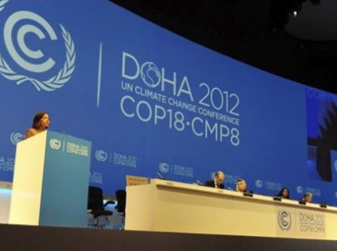 Ciro di Costanzo en la COP-18 desde Qatar, 06 de Diciembre