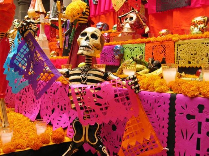 Día de Muertos en el Anahuacalli