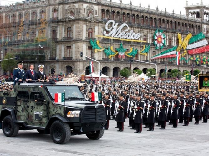 Desfile Militar, 204 aniversario del inicio del movimiento de Independencia