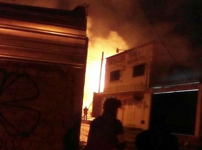 Reportan explosión en comunidad de San Juan del Río
