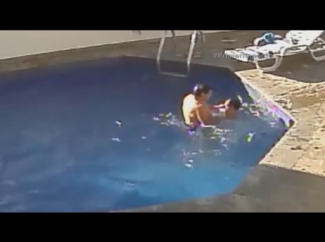 Muerte de niña ahogada se registró en video de hotel