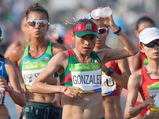 Mexicana Lupita González se cuelga la plata en marcha 20 km