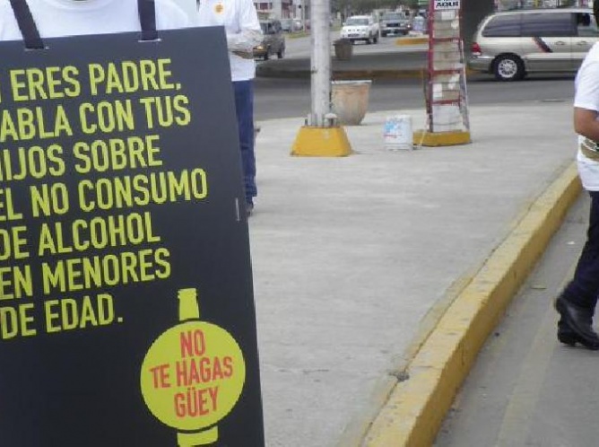 Campaña ‘No te hagas Güey’, luchando contra el consumo de alcohol en menores