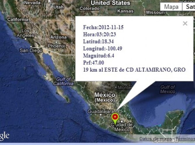 Sismo de 6.1° con epicentro en Guerrero sacude el DF 