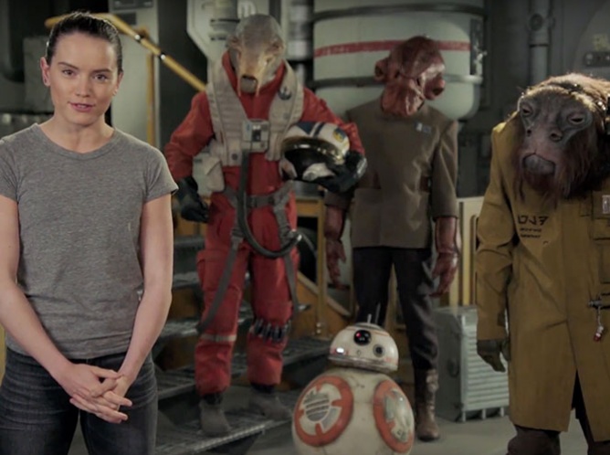 Daisy Ridley desea un muy feliz 'Día de Star Wars'