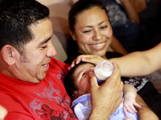Recuperan a bebé robado en Guanajuato