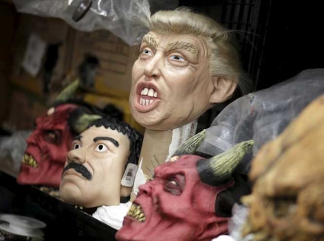 'El Chapo’ y Trump, los número 1 en Halloween y Día de Muertos