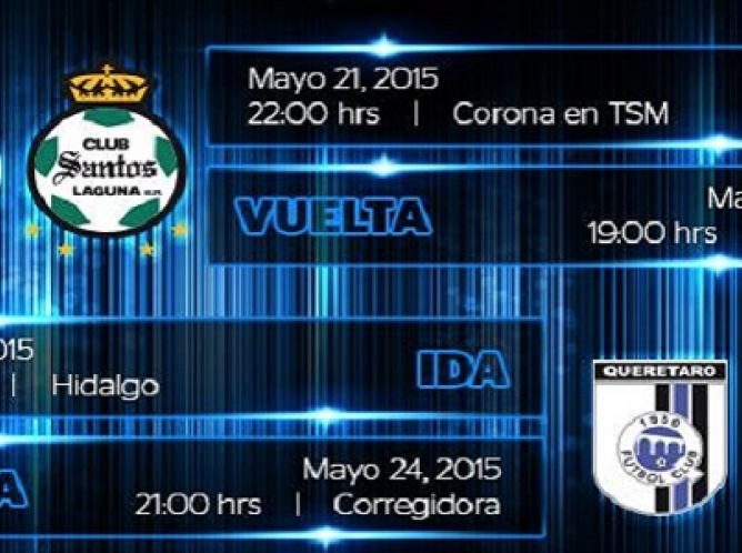 Listos los horarios de las semifinales del Clausura 2015